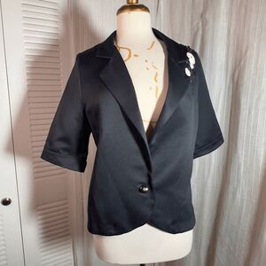 Ellen-D Kollection Blouse Size M 80's Vintage Mob Wife Energy Corporate Chic